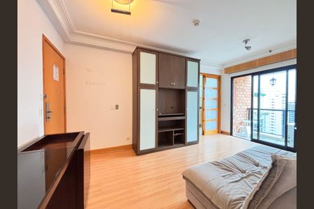 Sala de apartamento para alugar com 1 quarto, 45m² em Moema, São Paulo