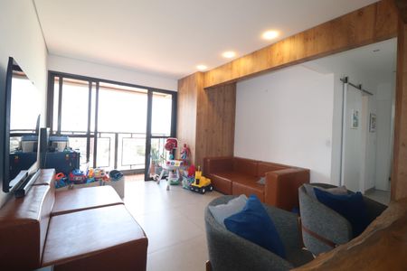 Sala de apartamento para alugar com 3 quartos, 81m² em Val Paraiso, Santo André