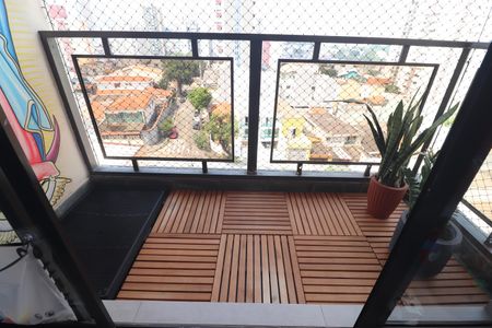 Varanda Sala de apartamento para alugar com 3 quartos, 81m² em Val Paraiso, Santo André