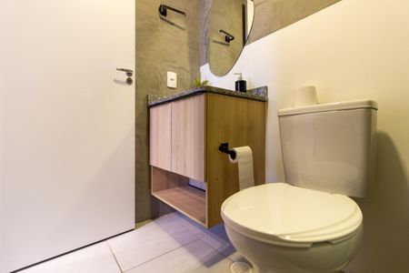 Apartamento para alugar com 28m², 1 quarto e sem vagaBanheiro da Suíte