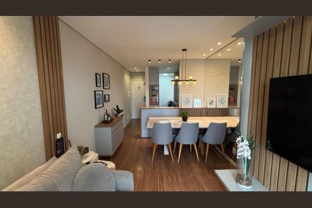 Sala - Sala de Jantar de apartamento à venda com 2 quartos, 54m² em Vila Humaita, Santo André