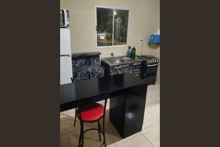 Cozinha  de kitnet/studio para alugar com 1 quarto, 34m² em Harmonia, Canoas