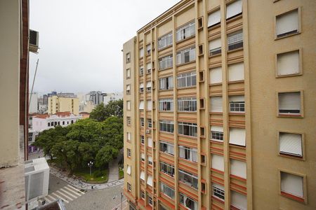 Sala - vista de apartamento para alugar com 1 quarto, 53m² em Centro, Florianópolis