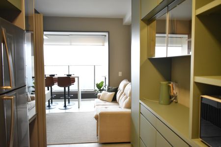 Sala de apartamento para alugar com 1 quarto, 41m² em Vila Clementino, São Paulo