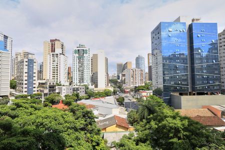 Vista da Sala de apartamento à venda com 1 quarto, 45m² em Funcionários, Belo Horizonte
