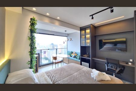 Studio para alugar com 27m², 1 quarto e sem vagaSala/Quarto