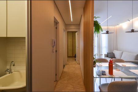 Apartamento à venda com 57m², 2 quartos e 2 vagasCorredor