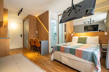 Studio de kitnet/studio para alugar com 1 quarto, 25m² em Pinheiros, São Paulo