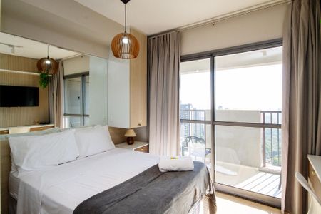 Studio para alugar com 25m², 1 quarto e sem vaga Studio para alugar com 25m², 1 quarto e sem vagaQuarto