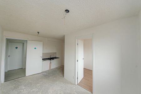 Sala e Cozinha de apartamento à venda com 2 quartos, 34m² em Vila Graciosa, São Paulo