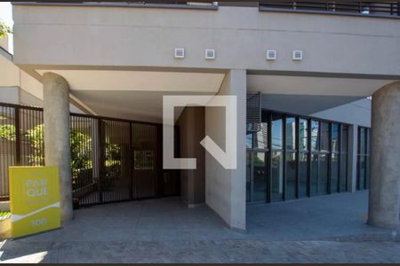 Apartamento para alugar com 33m², 1 quarto e 1 vaga Apartamento para alugar com 33m², 1 quarto e 1 vagaFachada e portaria