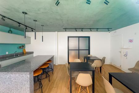 Apartamento para alugar com 26m², 1 quarto e sem vagaSalão de Festas