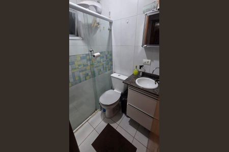 Banheiro  de apartamento à venda com 2 quartos, 74m² em Vila Junqueira, Santo André