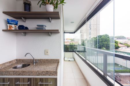 Varanda  de apartamento à venda com 2 quartos, 63m² em Centro, Osasco