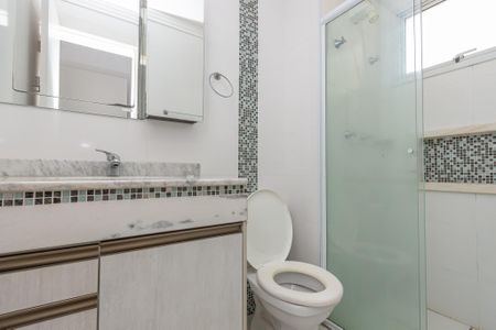 Banheiro da Suíte  de apartamento para alugar com 2 quartos, 71m² em Santa Terezinha, Paulínia