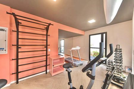 Apartamento para alugar com 35m², 1 quarto e sem vaga Apartamento para alugar com 35m², 1 quarto e sem vagaÁrea comum - Academia