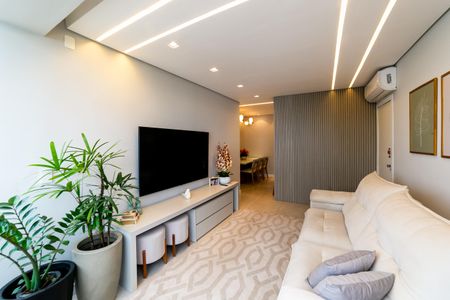 Sala de apartamento à venda com 3 quartos, 110m² em Cidade Nova, Belo Horizonte