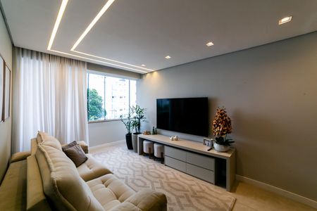 Sala de apartamento à venda com 3 quartos, 110m² em Cidade Nova, Belo Horizonte