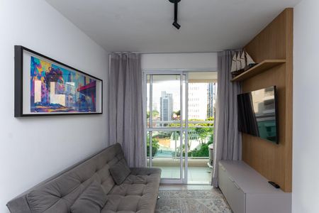 Sala de apartamento para alugar com 1 quarto, 42m² em Barra Funda, São Paulo