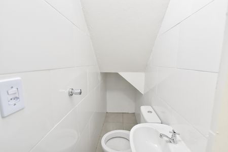 Banheiro de kitnet/studio para alugar com 1 quarto, 20m² em Capitão Braz, São Paulo