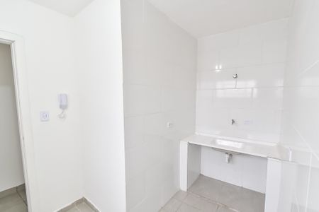 Cozinha de apartamento para alugar com 1 quarto, 25m² em Capitão Braz, São Paulo