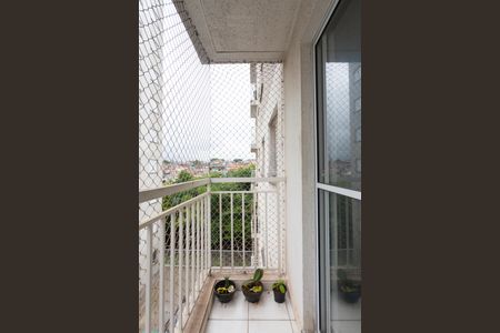 Varanda da Sala  de apartamento para alugar com 2 quartos, 57m² em Vila Nova Curuca, São Paulo