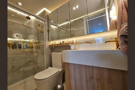 Apartamento para alugar com 94m², 2 quartos e 3 vagasBanheiro da Suíte