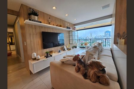 Apartamento para alugar com 94m², 2 quartos e 3 vagasSala