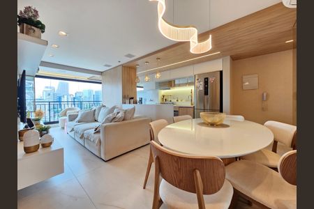 Apartamento para alugar com 94m², 2 quartos e 3 vagasSala