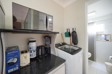 Cozinha e Área de Serviço de apartamento para alugar com 1 quarto, 36m² em Ingleses do Rio Vermelho, Florianópolis