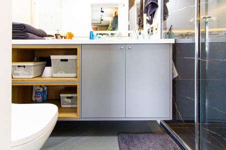 Apartamento à venda com 70m², 1 quarto e 2 vagasBanheiro