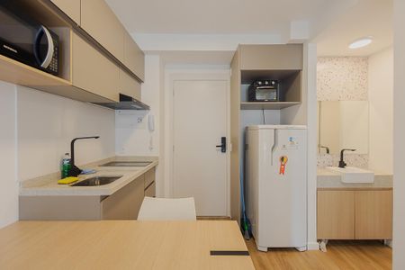 Studio para alugar com 27m², 1 quarto e sem vagaCozinha