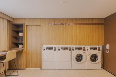 Studio para alugar com 27m², 1 quarto e sem vagaLavanderia