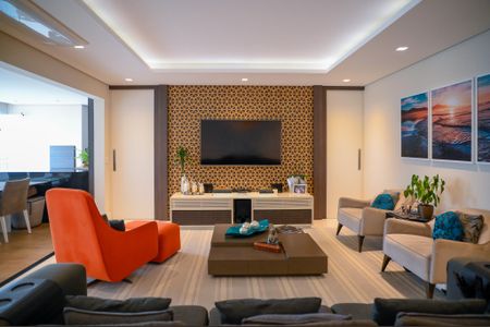 Sala de apartamento à venda com 3 quartos, 124m² em Vila Gumercindo, São Paulo