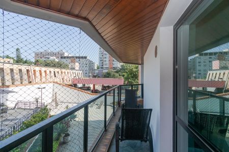 Varanda da Sala de apartamento à venda com 4 quartos, 137m² em Vila Congonhas, São Paulo