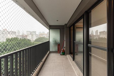 Varanda da Sala de apartamento à venda com 1 quarto, 43m² em Santa Ifigênia, São Paulo