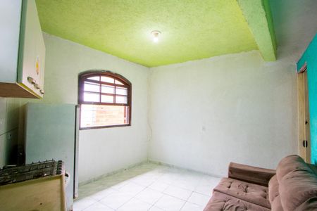 Sala/Cozinha de casa para alugar com 1 quarto, 35m² em Jardim Cerqueira Leite, Mauá
