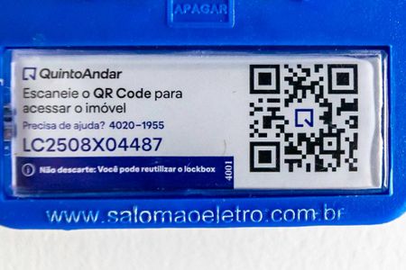 Apartamento para alugar com 60m², 2 quartos e sem vagaÁrea comum - QR Code da lockbox