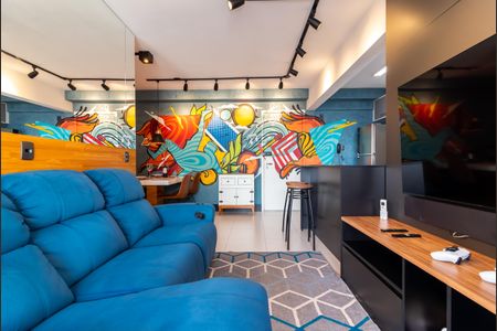 Sala de Estar de apartamento para alugar com 2 quartos, 62m² em Vila Dom Pedro Ii, São Paulo