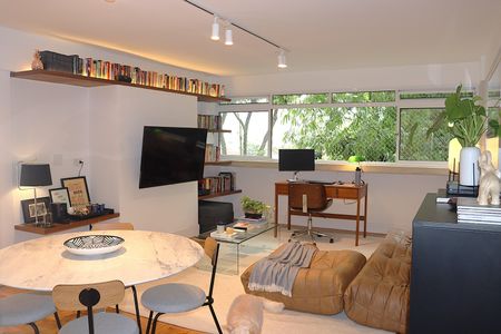 Sala de apartamento para alugar com 1 quarto, 66m² em Cerqueira César, São Paulo