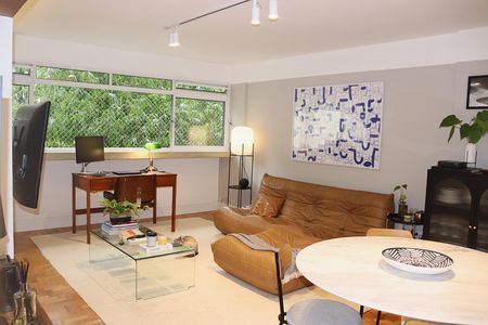 Sala de apartamento para alugar com 1 quarto, 66m² em Cerqueira César, São Paulo