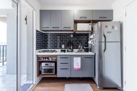 Cozinha de apartamento à venda com 2 quartos, 34m² em Jardim Sao Luiz, São Paulo