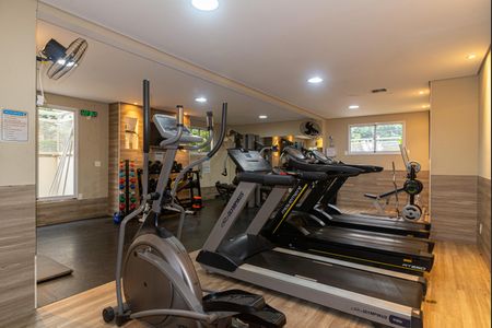 Apartamento à venda com 47m², 2 quartos e 2 vagas Apartamento à venda com 47m², 2 quartos e 2 vagasÁrea comum - Academia