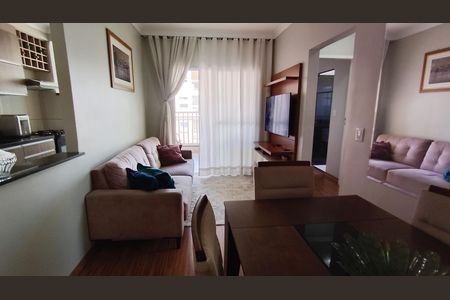 Sala de apartamento para alugar com 2 quartos, 64m² em Vila Urupes, Suzano