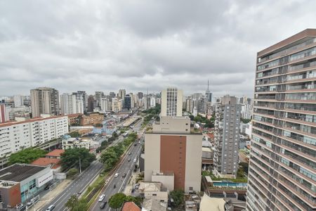 Apartamento para alugar com 29m², 1 quarto e 1 vagaVista da varanda