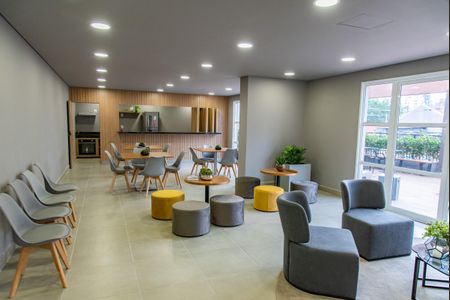 Apartamento para alugar com 29m², 1 quarto e 1 vagaÁrea comum - Salão de festas