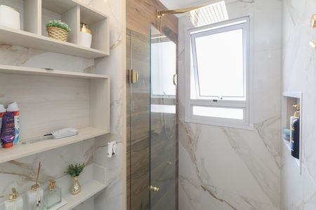 Banheiro de apartamento à venda com 2 quartos, 42m² em Vila Guilherme, São Paulo