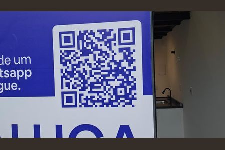 Apartamento para alugar com 20m², 1 quarto e sem vagaPlaca instalada no vidro da sala do imóvel - Código da placa: YIXW-1747