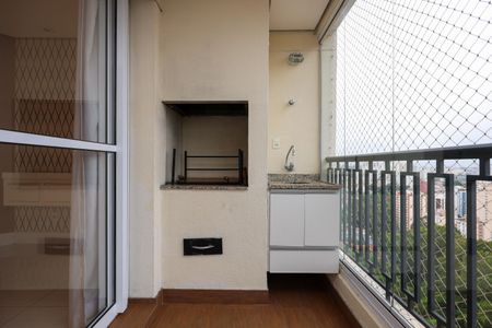 Varanda da Sala de apartamento à venda com 2 quartos, 86m² em Jardim Londrina, São Paulo