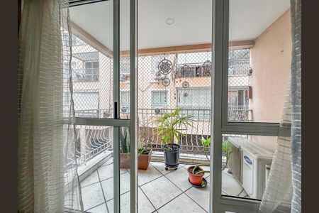 Sala varanda de apartamento à venda com 3 quartos, 69m² em Laranjeiras, Rio de Janeiro